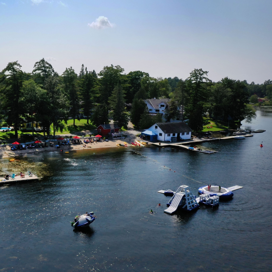 Lakeside Drone Shot